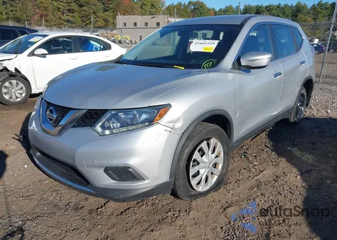 2015 Nissan Rogue S z USA, uszkodzony, nr VIN KNMAT2MT5FP520285